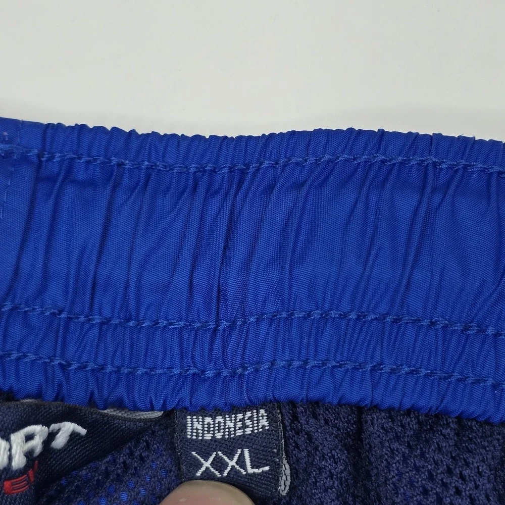 Polo Sport Ralph Lauren Pants Mens 2XL Blue White‎ Side Zip Warm Up Mesh Lined